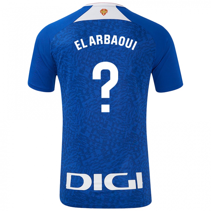 Niño Camiseta Ilyas El Arbaoui #0 Azul Real 2ª Equipación 2024/25 La Camisa Chile