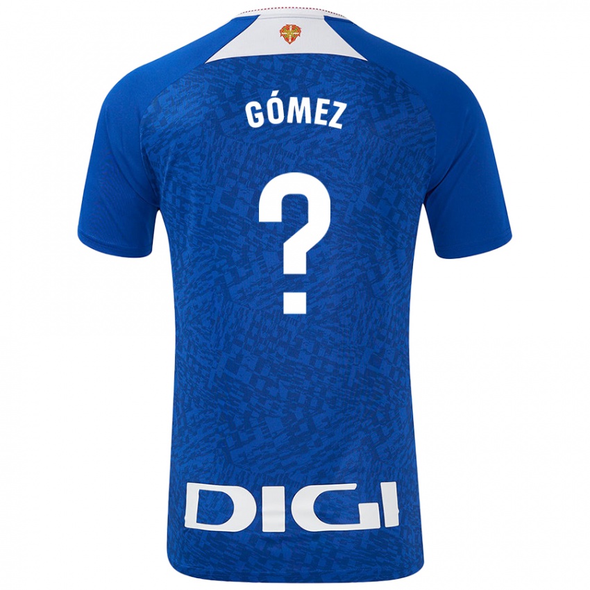 Niño Camiseta Xabi Gómez #0 Azul Real 2ª Equipación 2024/25 La Camisa Chile