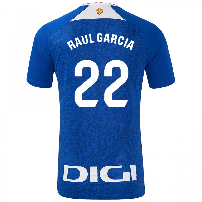 Niño Camiseta Raúl García #22 Azul Real 2ª Equipación 2024/25 La Camisa Chile