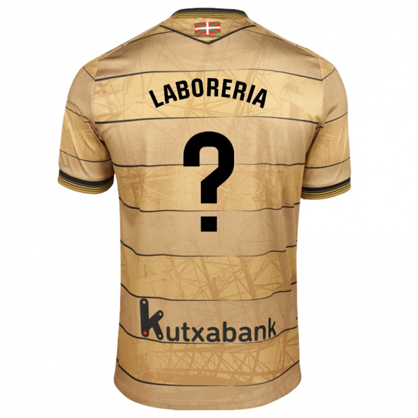 Niño Camiseta Marc Laborería #0 Marrón 2ª Equipación 2024/25 La Camisa Chile