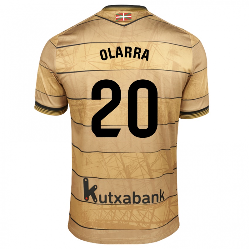 Niño Camiseta Aimar Olarra #20 Marrón 2ª Equipación 2024/25 La Camisa Chile