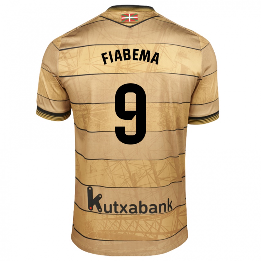 Niño Camiseta Bryan Fiabema #9 Marrón 2ª Equipación 2024/25 La Camisa Chile