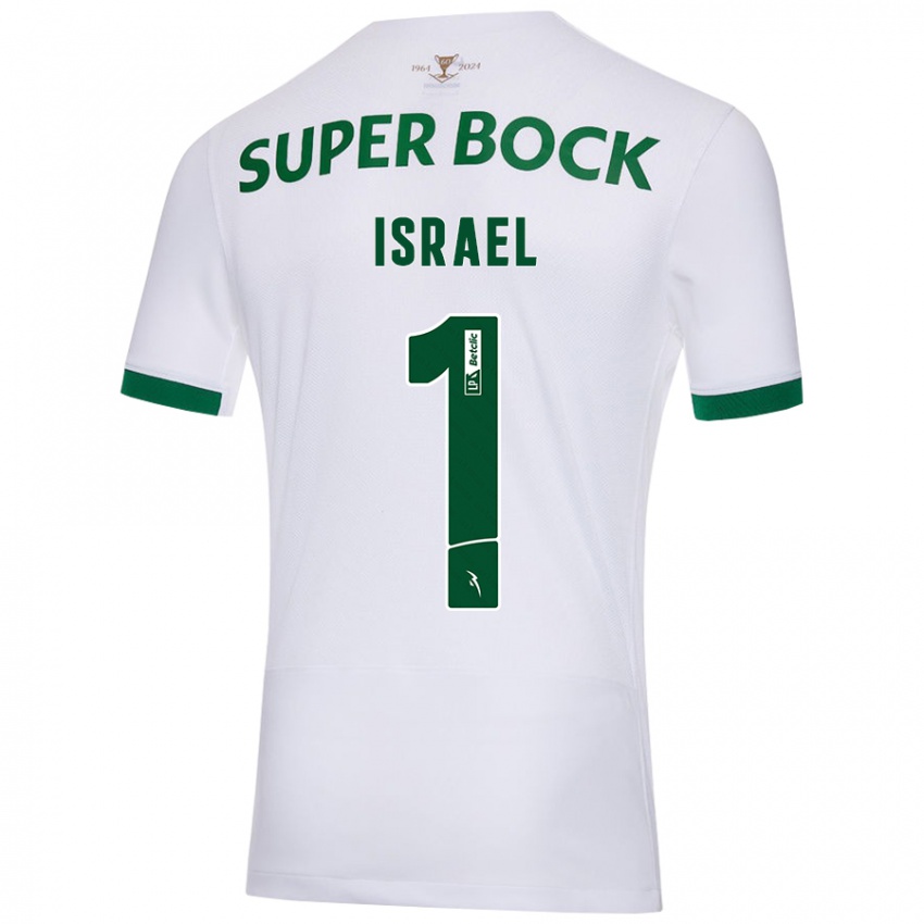 Niño Camiseta Franco Israel #1 Blanco Verde 2ª Equipación 2024/25 La Camisa Chile