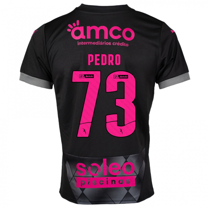 Niño Camiseta Zé Pedro #73 Negro Rosa 2ª Equipación 2024/25 La Camisa Chile