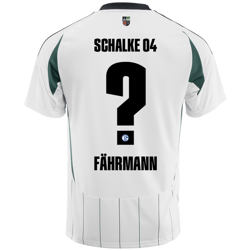 Niño Camiseta Ralf Fährmann #0 Blanco Verde 2ª Equipación 2024/25 La Camisa Chile