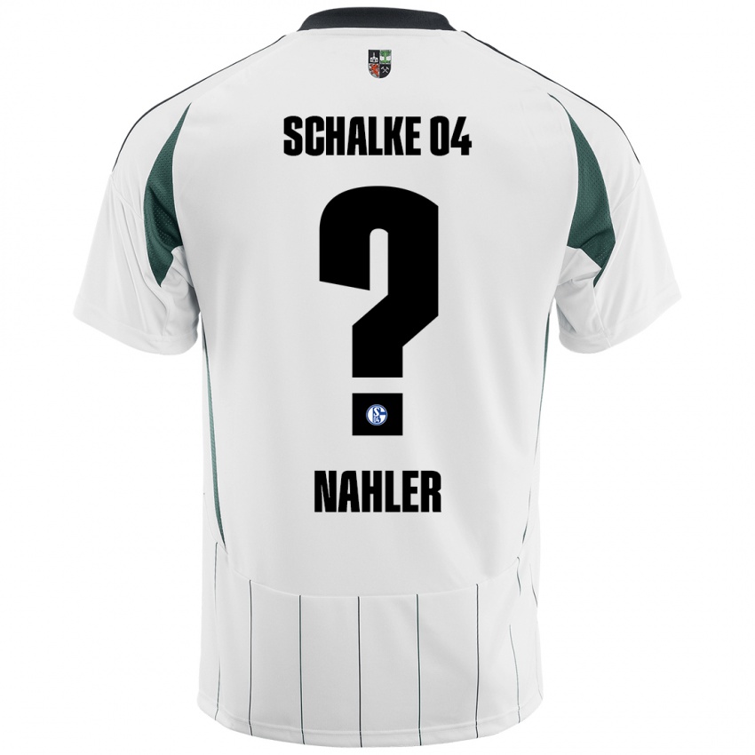 Niño Camiseta Mika Nahler #0 Blanco Verde 2ª Equipación 2024/25 La Camisa Chile