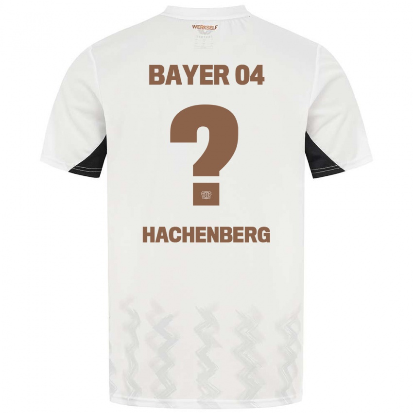 Niño Camiseta Merlin Hachenberg #0 Blanco Negro 2ª Equipación 2024/25 La Camisa Chile