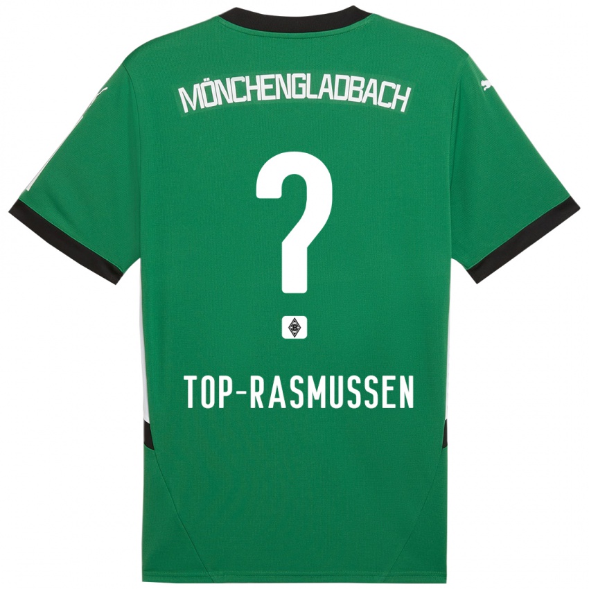 Niño Camiseta Tristan Top-Rasmussen #0 Verde Blanco 2ª Equipación 2024/25 La Camisa Chile