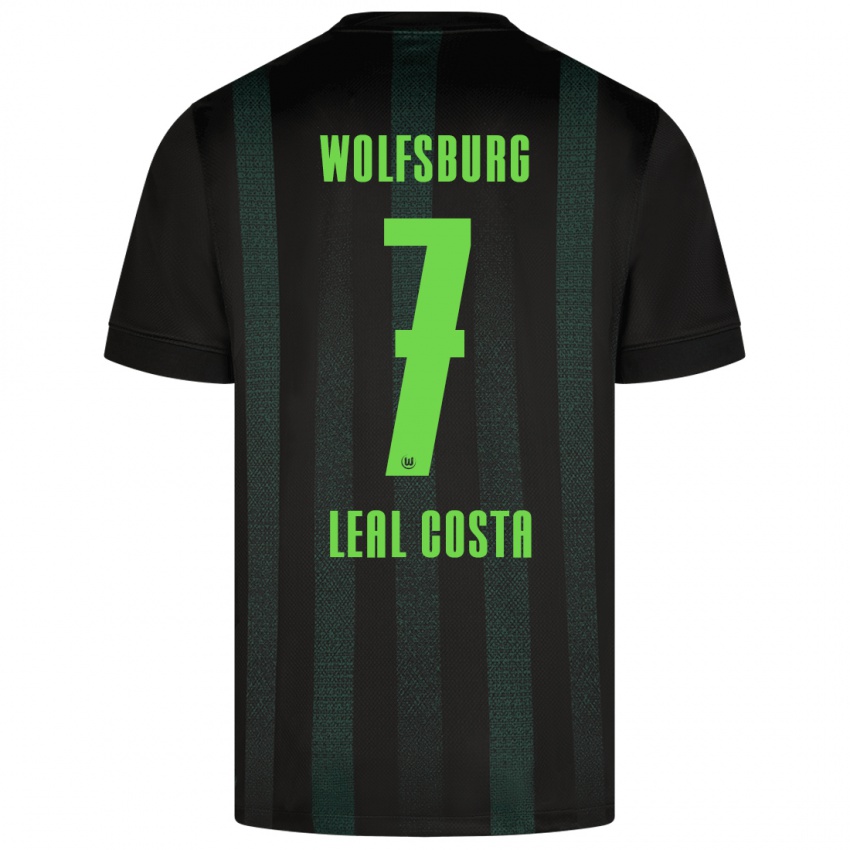 Niño Camiseta David Leal Costa #7 Verde Oscuro 2ª Equipación 2024/25 La Camisa Chile