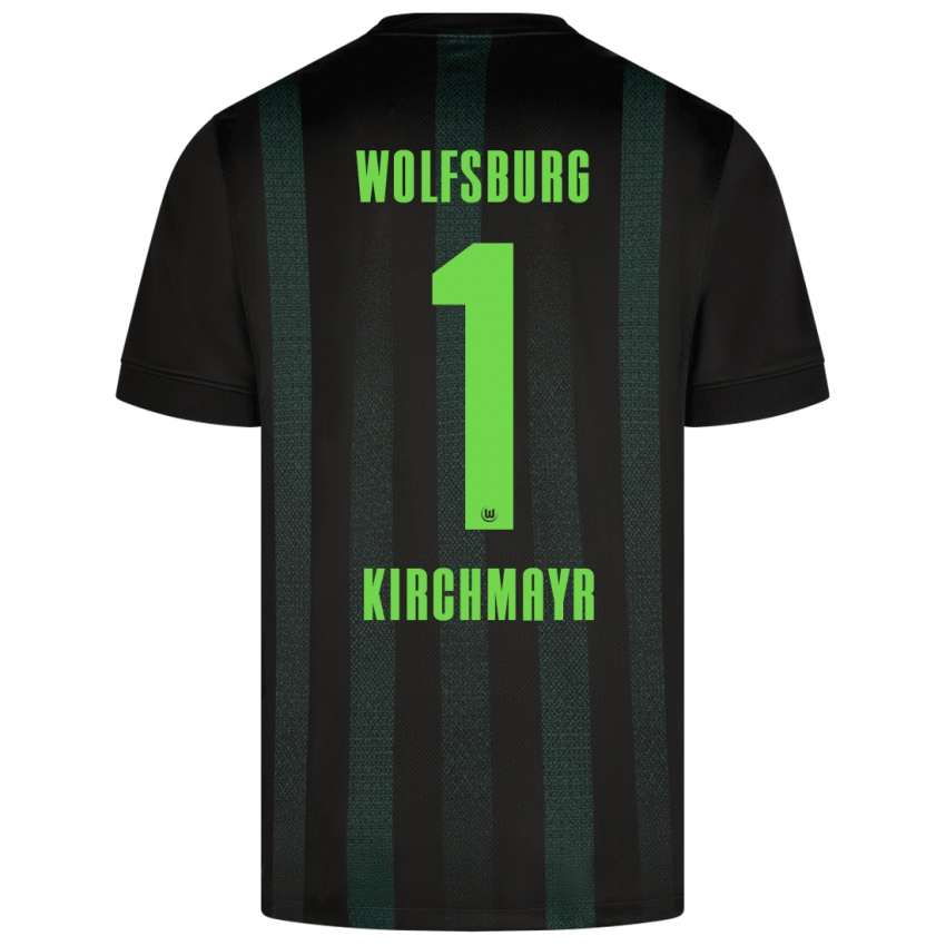 Niño Camiseta Juri Kirchmayr #1 Verde Oscuro 2ª Equipación 2024/25 La Camisa Chile