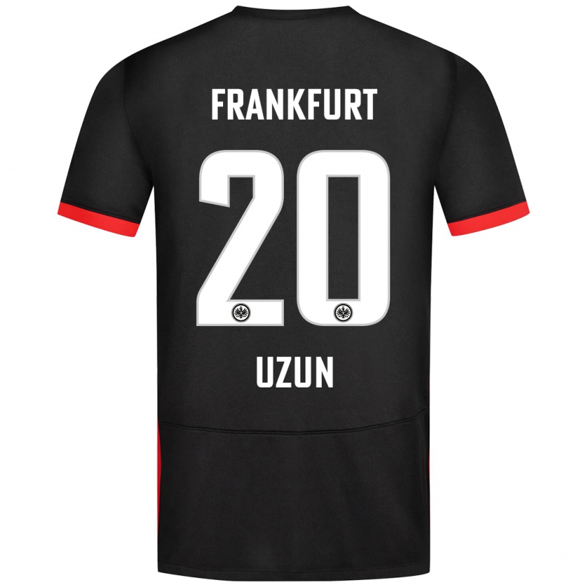 Niño Camiseta Can Uzun #20 Negro 2ª Equipación 2024/25 La Camisa Chile