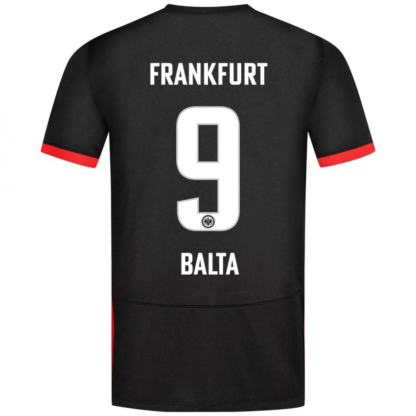 Niño Camiseta Sahin Balta #9 Negro 2ª Equipación 2024/25 La Camisa Chile