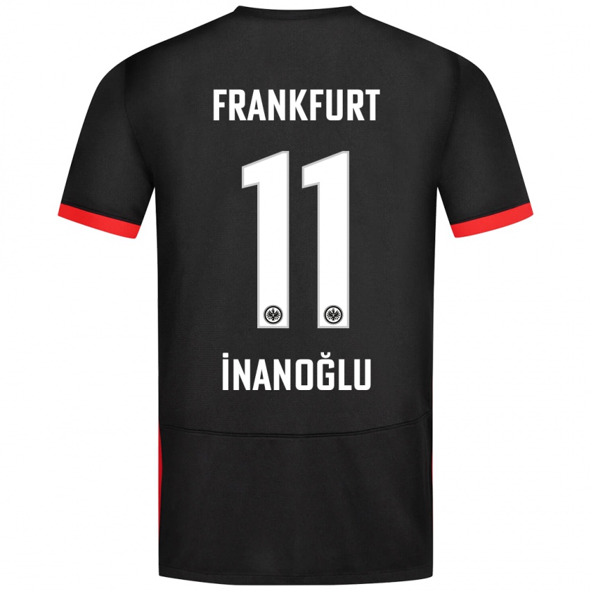 Niño Camiseta Kaan İnanoğlu #11 Negro 2ª Equipación 2024/25 La Camisa Chile