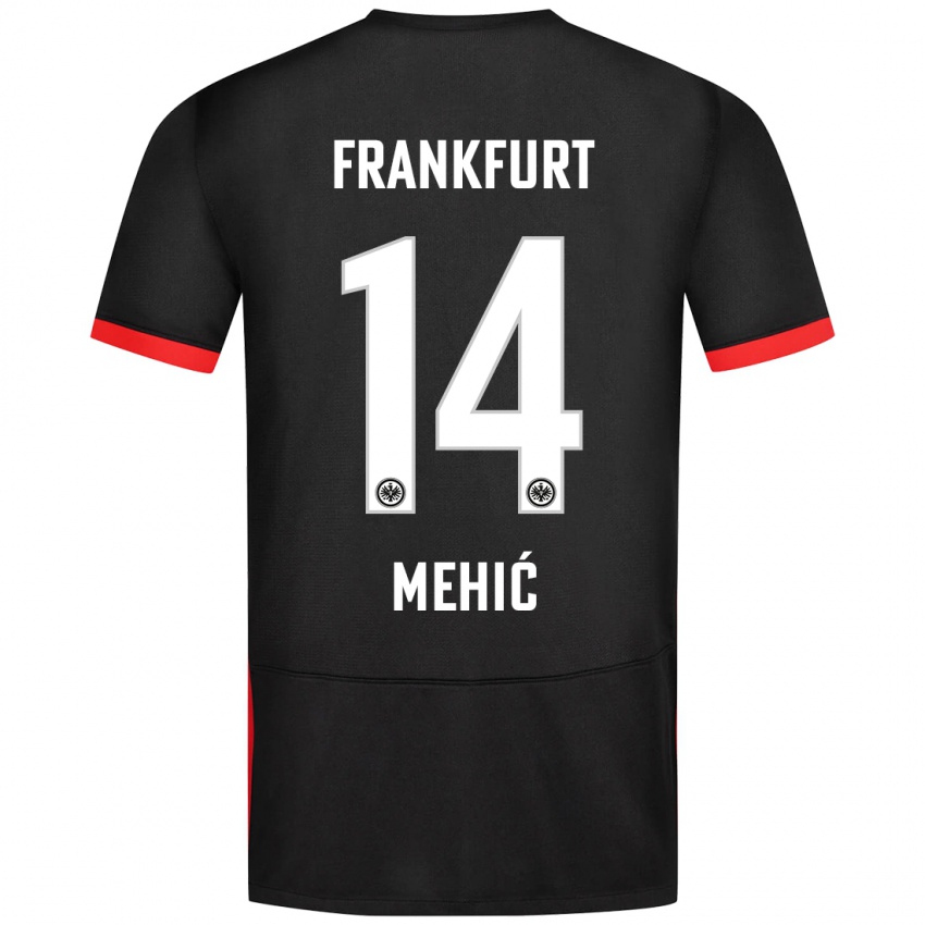 Niño Camiseta Liam Mehić #14 Negro 2ª Equipación 2024/25 La Camisa Chile