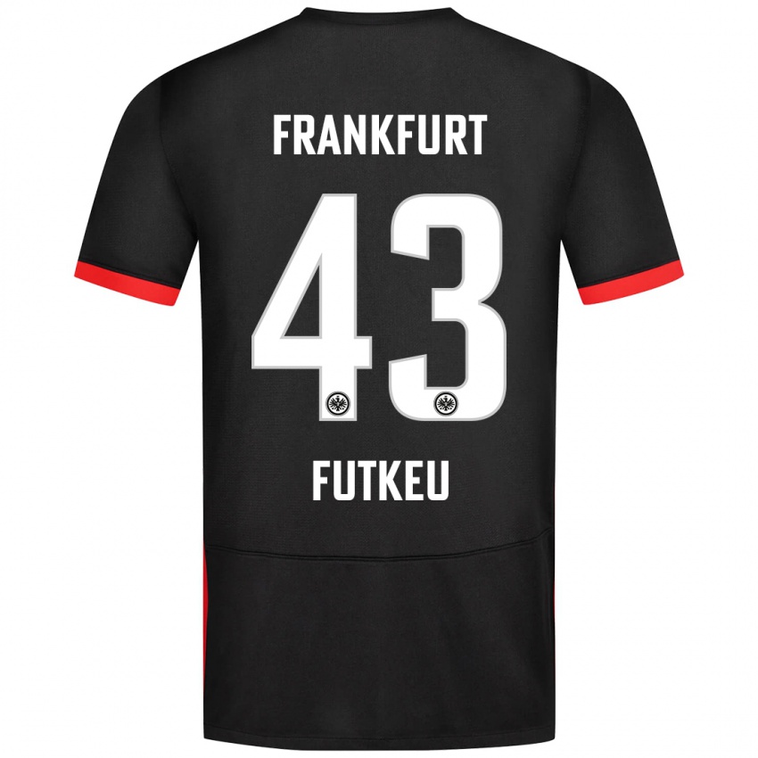 Niño Camiseta Noel Futkeu #43 Negro 2ª Equipación 2024/25 La Camisa Chile