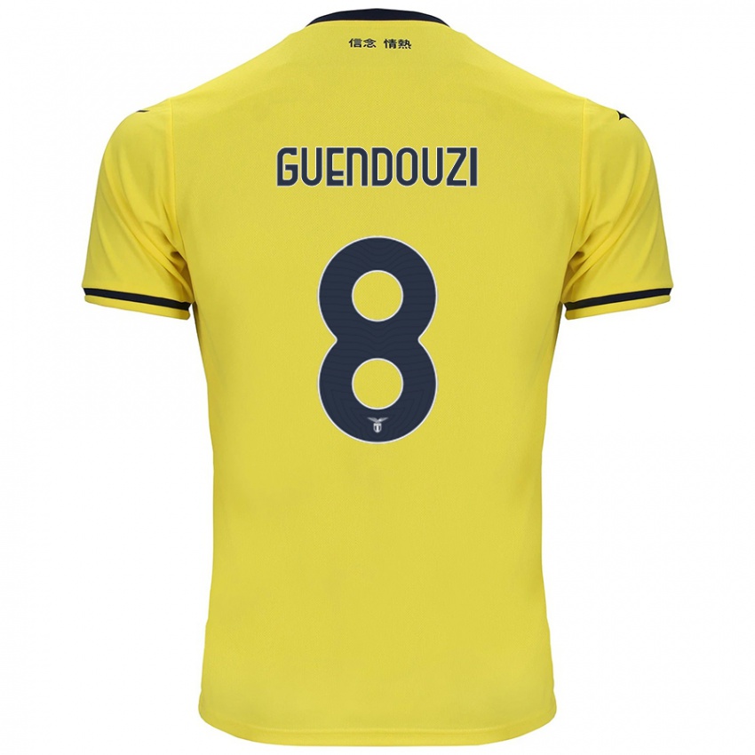 Niño Camiseta Matteo Guendouzi #8 Amarillo 2ª Equipación 2024/25 La Camisa Chile