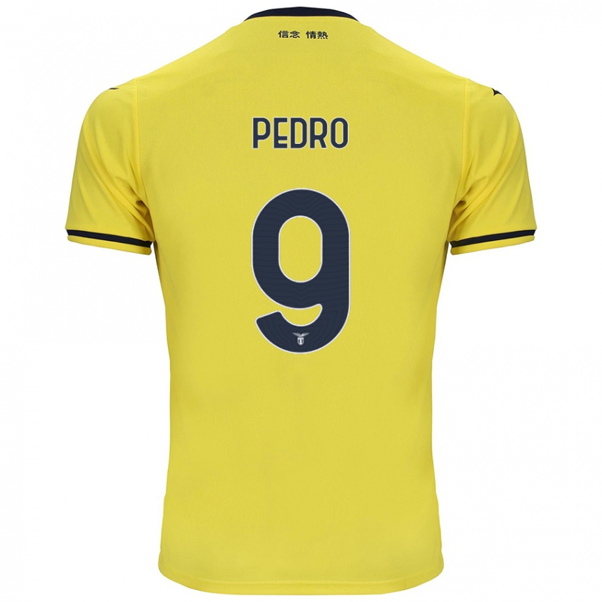 Niño Camiseta Pedro #9 Amarillo 2ª Equipación 2024/25 La Camisa Chile