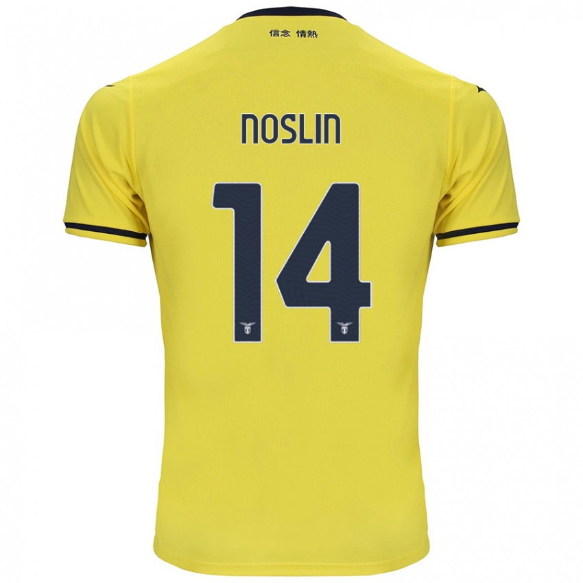 Niño Camiseta Tijjani Noslin #14 Amarillo 2ª Equipación 2024/25 La Camisa Chile