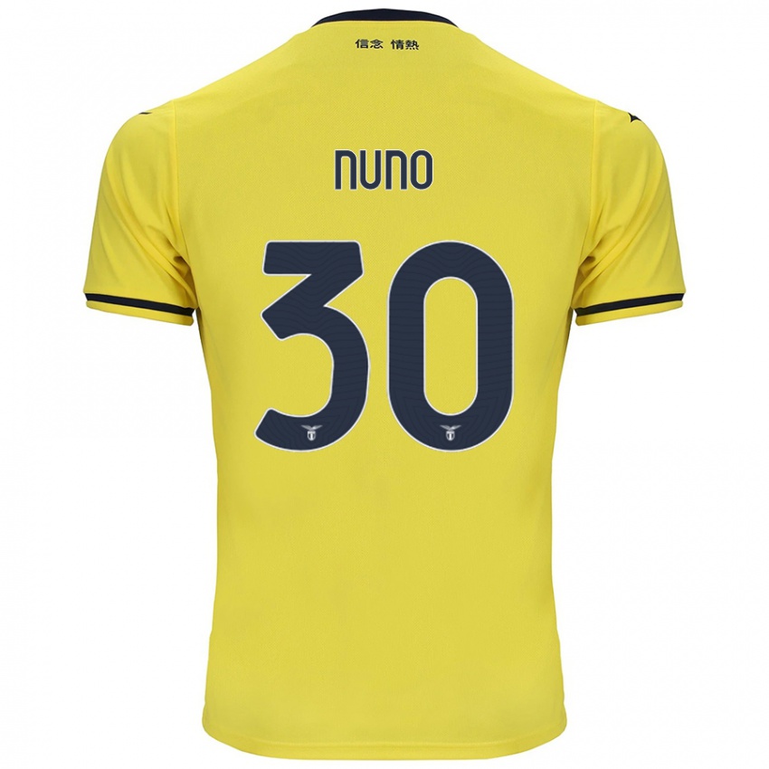 Niño Camiseta Nuno Tavares #30 Amarillo 2ª Equipación 2024/25 La Camisa Chile