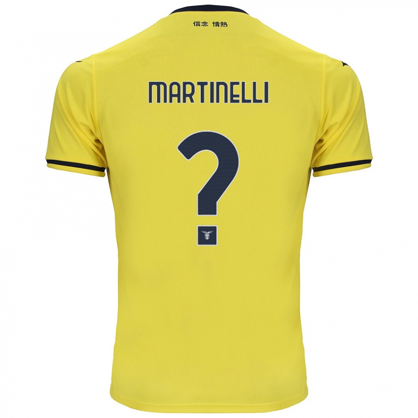 Niño Camiseta Leonardo Martinelli #0 Amarillo 2ª Equipación 2024/25 La Camisa Chile