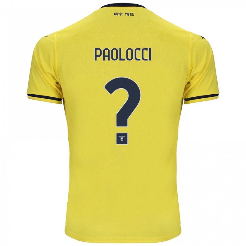 Niño Camiseta Gabriele Paolocci #0 Amarillo 2ª Equipación 2024/25 La Camisa Chile