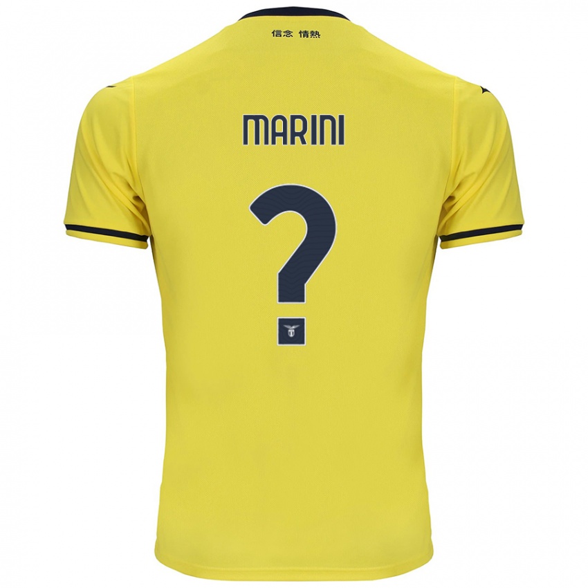 Niño Camiseta Matteo Marini #0 Amarillo 2ª Equipación 2024/25 La Camisa Chile