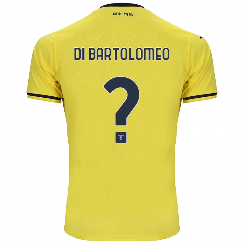 Niño Camiseta Damiano Di Bartolomeo #0 Amarillo 2ª Equipación 2024/25 La Camisa Chile