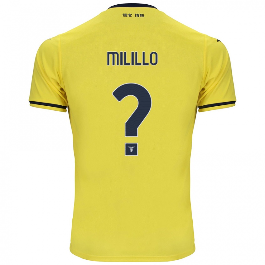 Niño Camiseta Flavio Milillo #0 Amarillo 2ª Equipación 2024/25 La Camisa Chile