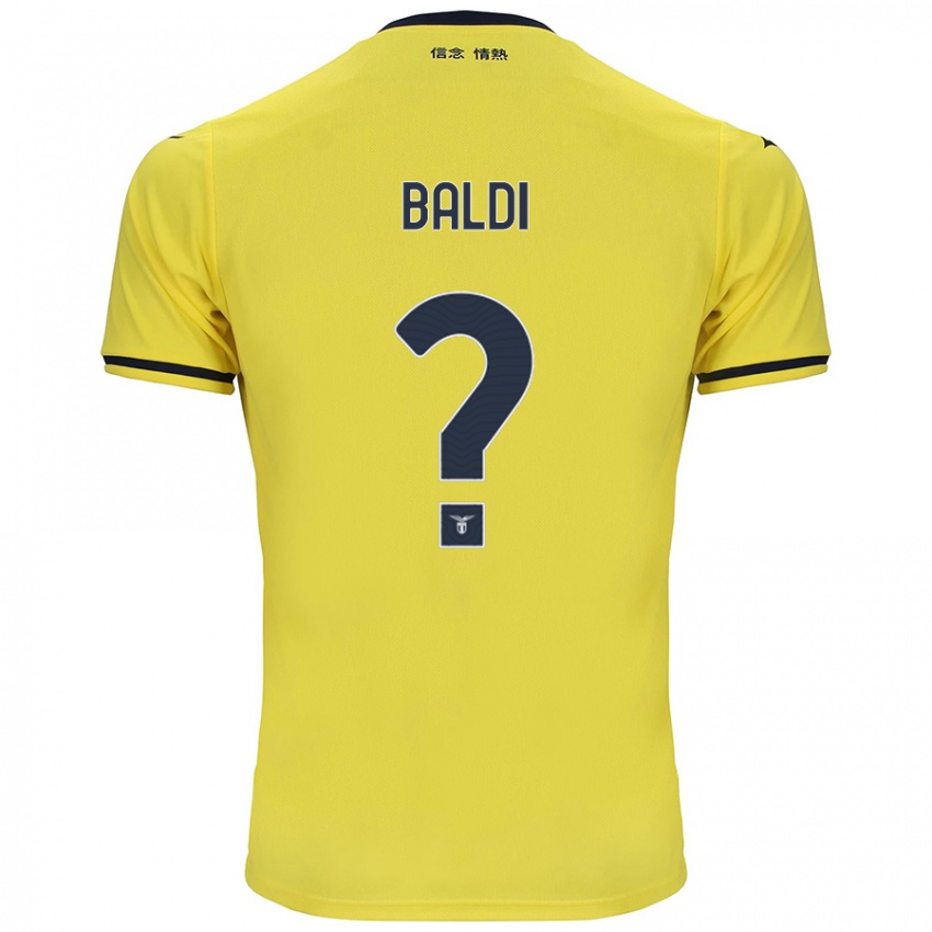 Niño Camiseta Mattia Santagostino Baldi #0 Amarillo 2ª Equipación 2024/25 La Camisa Chile