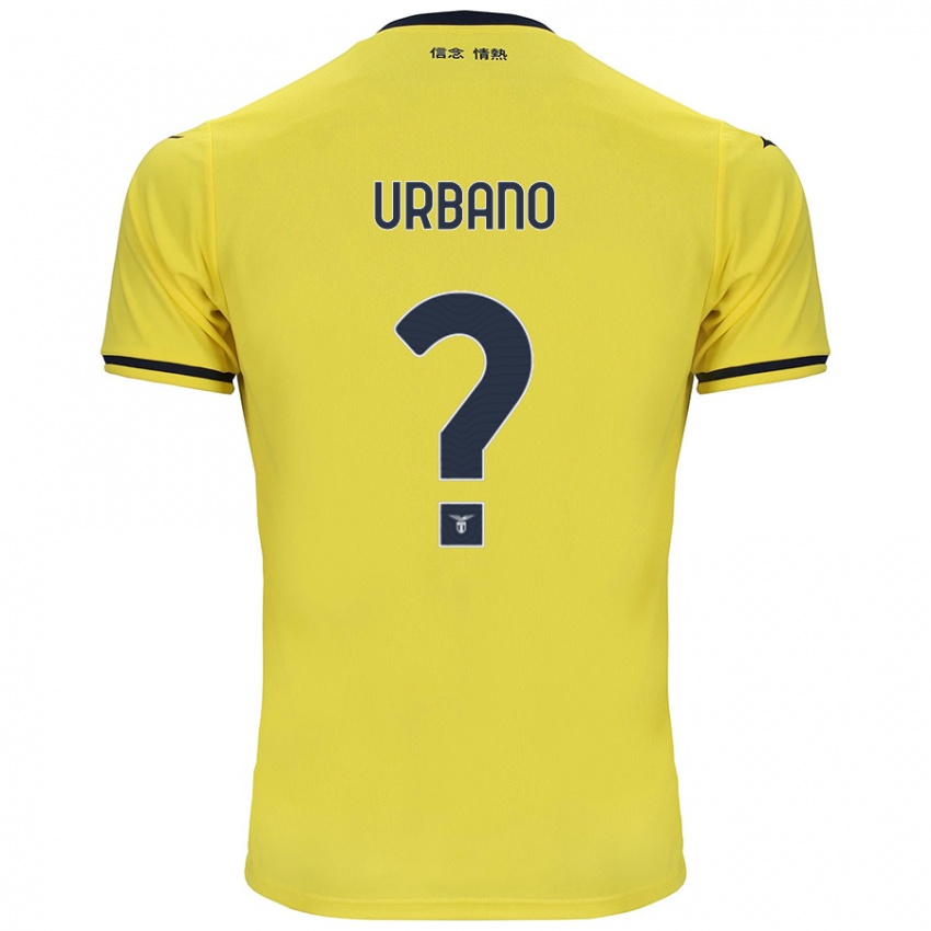 Niño Camiseta Nicolò Urbano #0 Amarillo 2ª Equipación 2024/25 La Camisa Chile