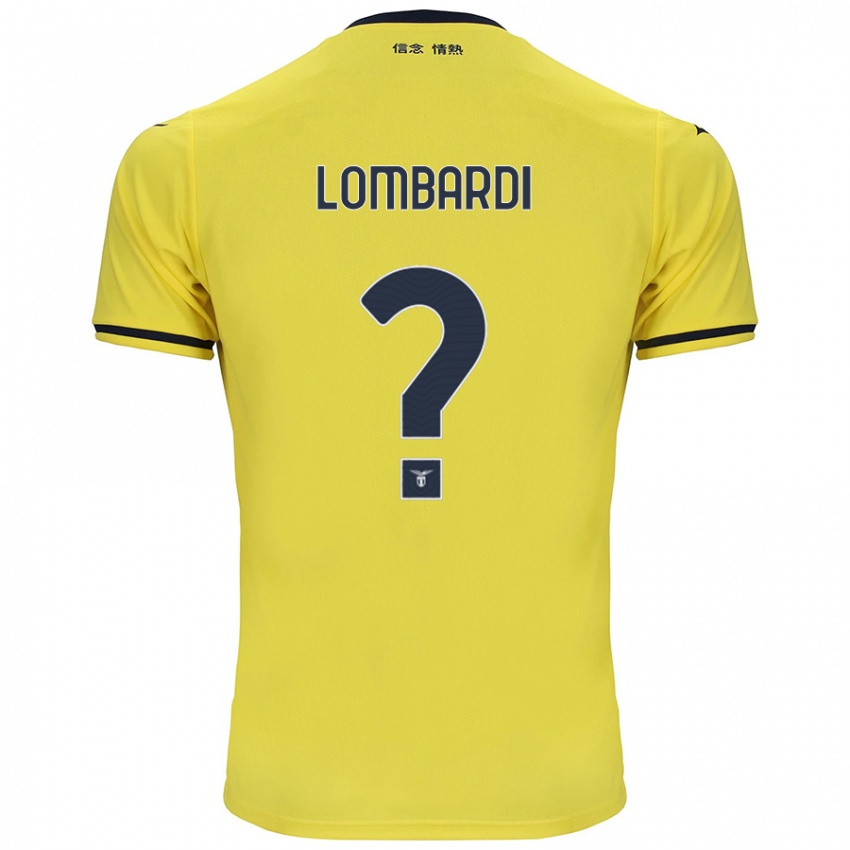 Niño Camiseta Pierlorenzo Lombardi #0 Amarillo 2ª Equipación 2024/25 La Camisa Chile