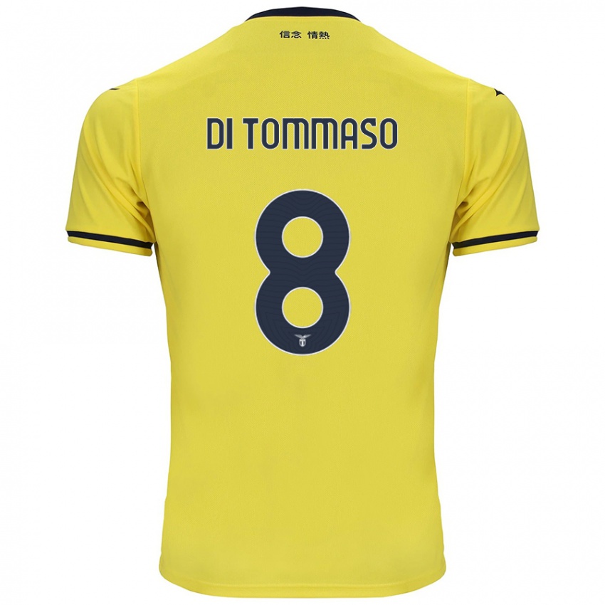 Niño Camiseta Leonardo Di Tommaso #8 Amarillo 2ª Equipación 2024/25 La Camisa Chile