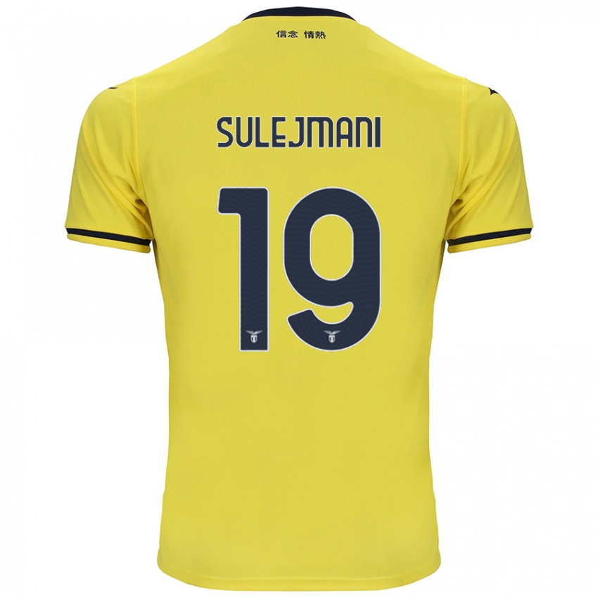 Niño Camiseta Flavio Sulejmani #19 Amarillo 2ª Equipación 2024/25 La Camisa Chile