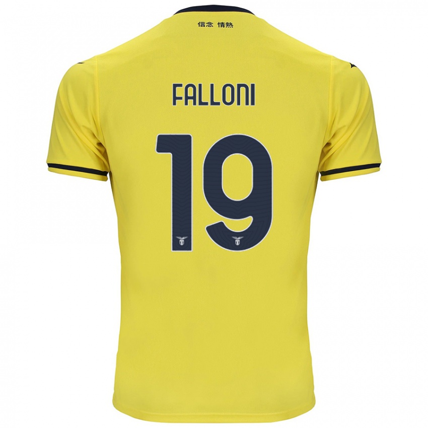 Niño Camiseta Ludovica Falloni #19 Amarillo 2ª Equipación 2024/25 La Camisa Chile