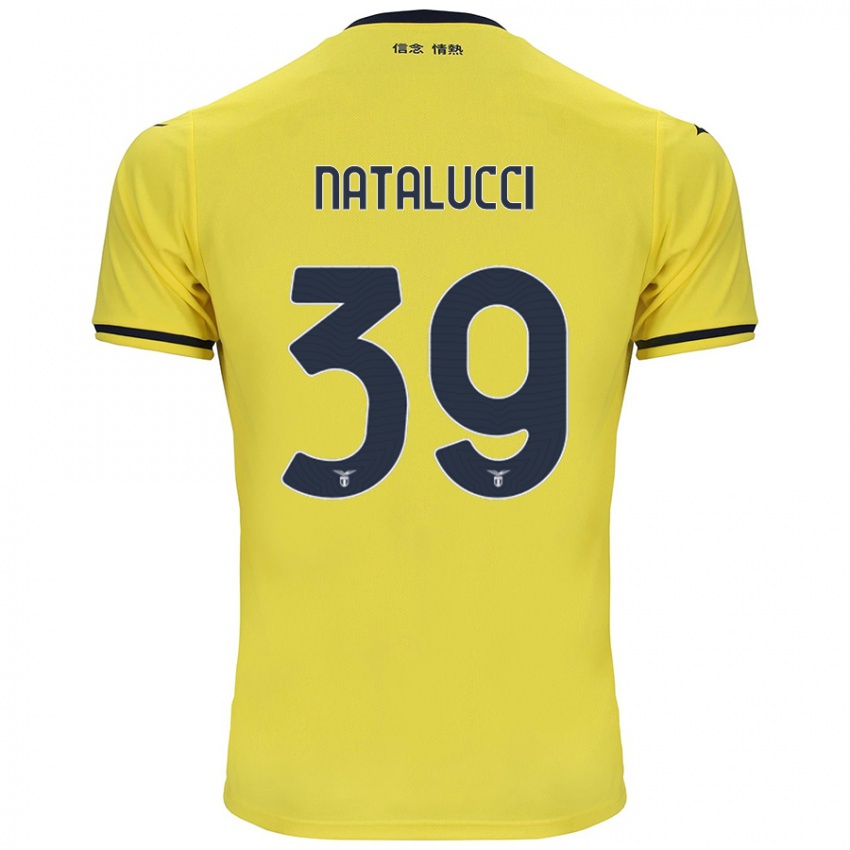 Niño Camiseta Serena Natalucci #39 Amarillo 2ª Equipación 2024/25 La Camisa Chile