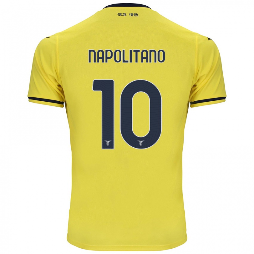 Niño Camiseta Luca Napolitano #10 Amarillo 2ª Equipación 2024/25 La Camisa Chile