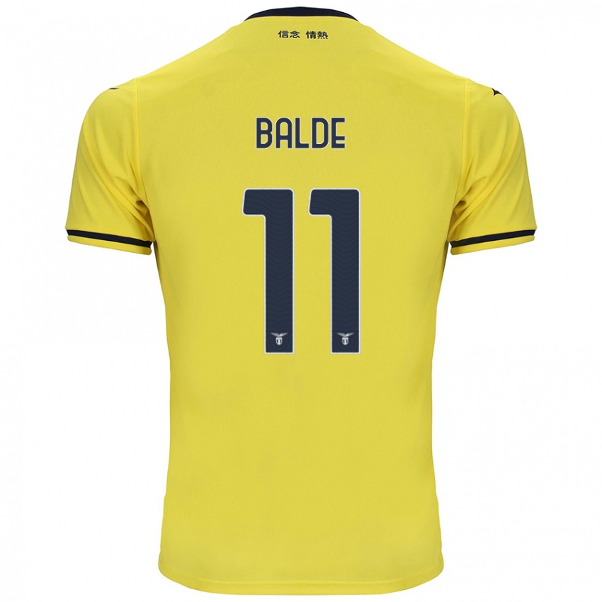 Niño Camiseta Mahamadou Balde #11 Amarillo 2ª Equipación 2024/25 La Camisa Chile