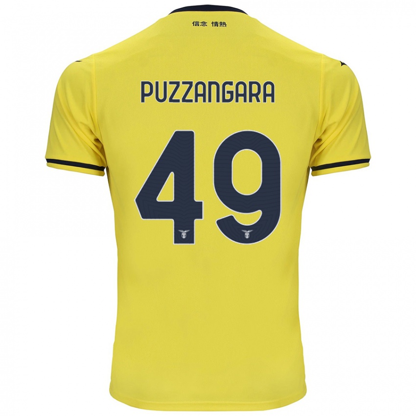 Niño Camiseta Angelo Antonio Puzzangara #49 Amarillo 2ª Equipación 2024/25 La Camisa Chile