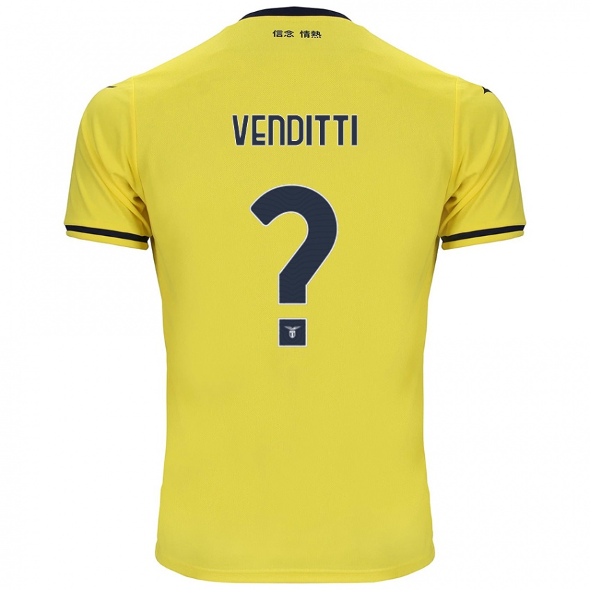 Niño Camiseta Pietro Venditti #0 Amarillo 2ª Equipación 2024/25 La Camisa Chile