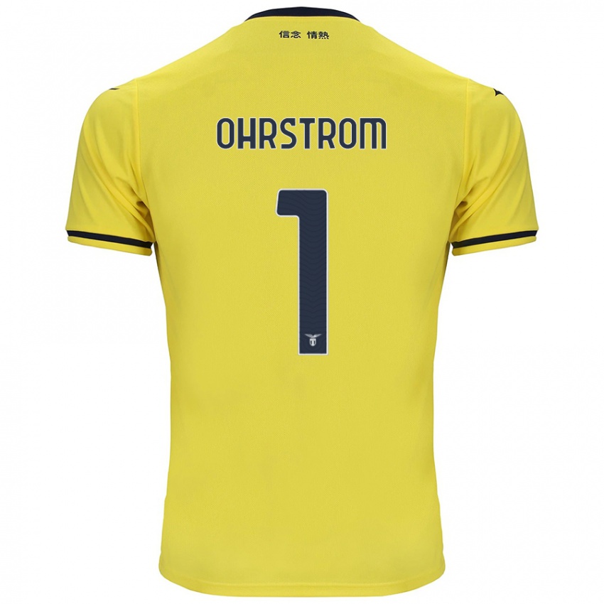 Niño Camiseta Stephanie Ohrstrom #1 Amarillo 2ª Equipación 2024/25 La Camisa Chile