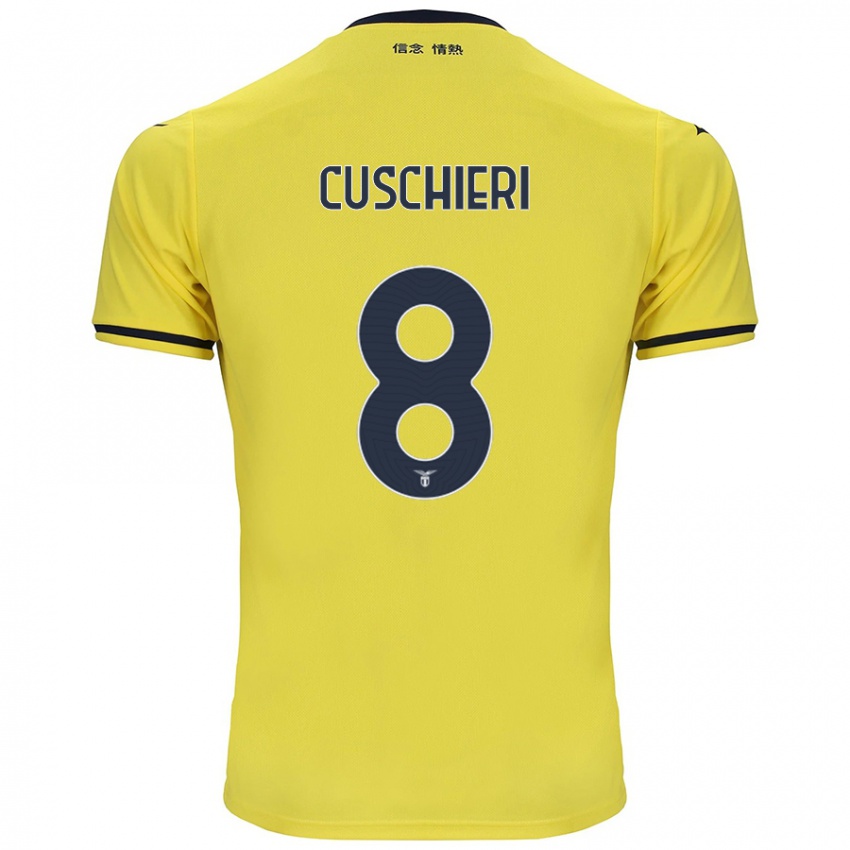 Niño Camiseta Rachel Cuschieri #8 Amarillo 2ª Equipación 2024/25 La Camisa Chile