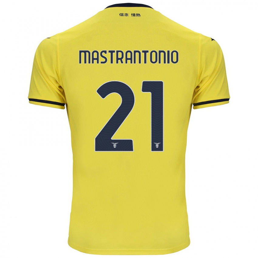 Niño Camiseta Ella Mastrantonio #21 Amarillo 2ª Equipación 2024/25 La Camisa Chile