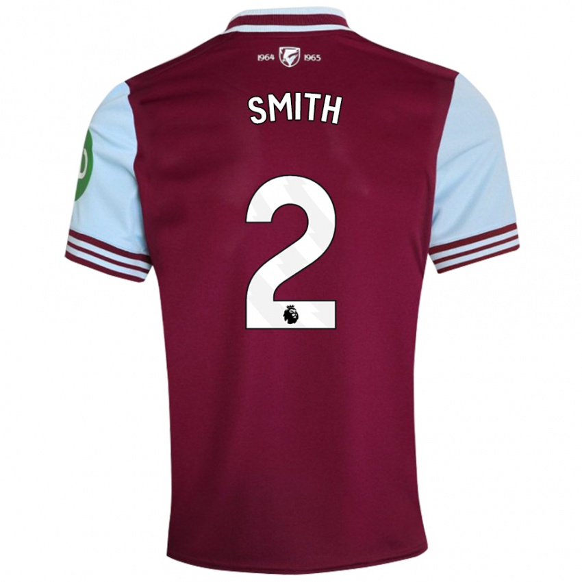 Hombre Camiseta Kirsty Smith #2 Rojo Oscuro 1ª Equipación 2024/25 La Camisa Chile