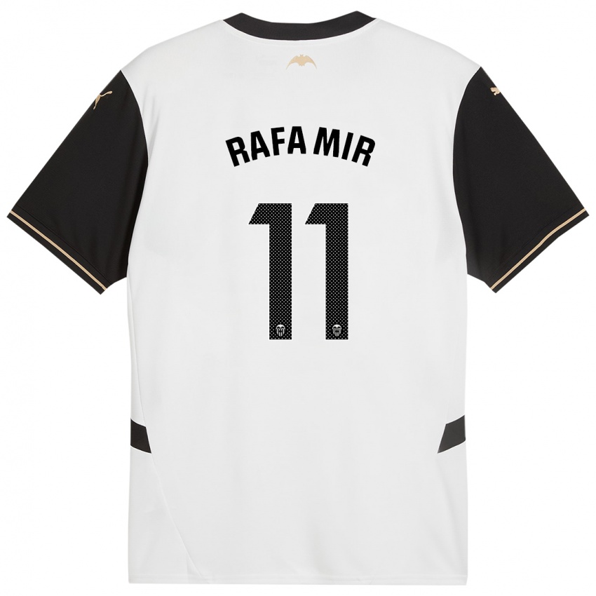 Hombre Camiseta Rafa Mir #11 Blanco Negro 1ª Equipación 2024/25 La Camisa Chile