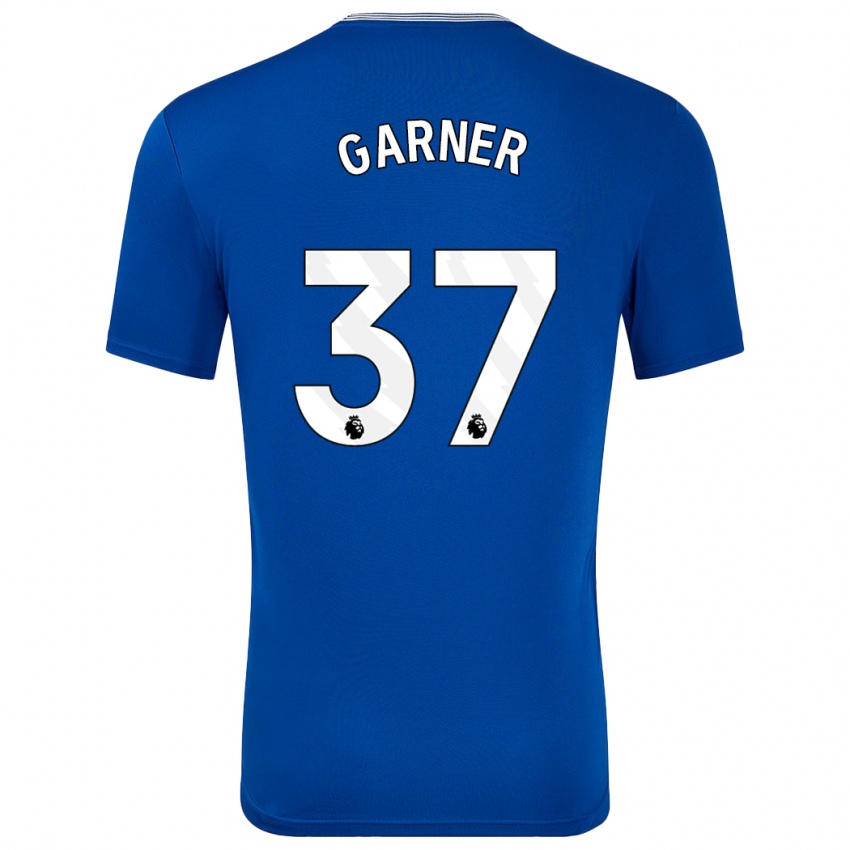 Hombre Camiseta James Garner #37 Azul Con 1ª Equipación 2024/25 La Camisa Chile