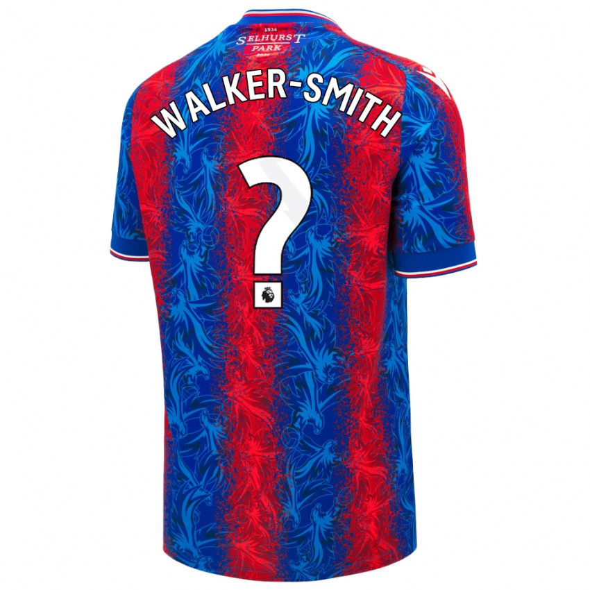 Hombre Camiseta Charlie Walker-Smith #0 Rayas Rojas Y Azules 1ª Equipación 2024/25 La Camisa Chile