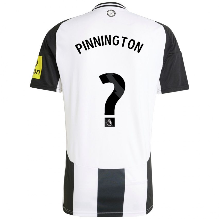 Hombre Camiseta Sam Pinnington #0 Blanco Negro 1ª Equipación 2024/25 La Camisa Chile