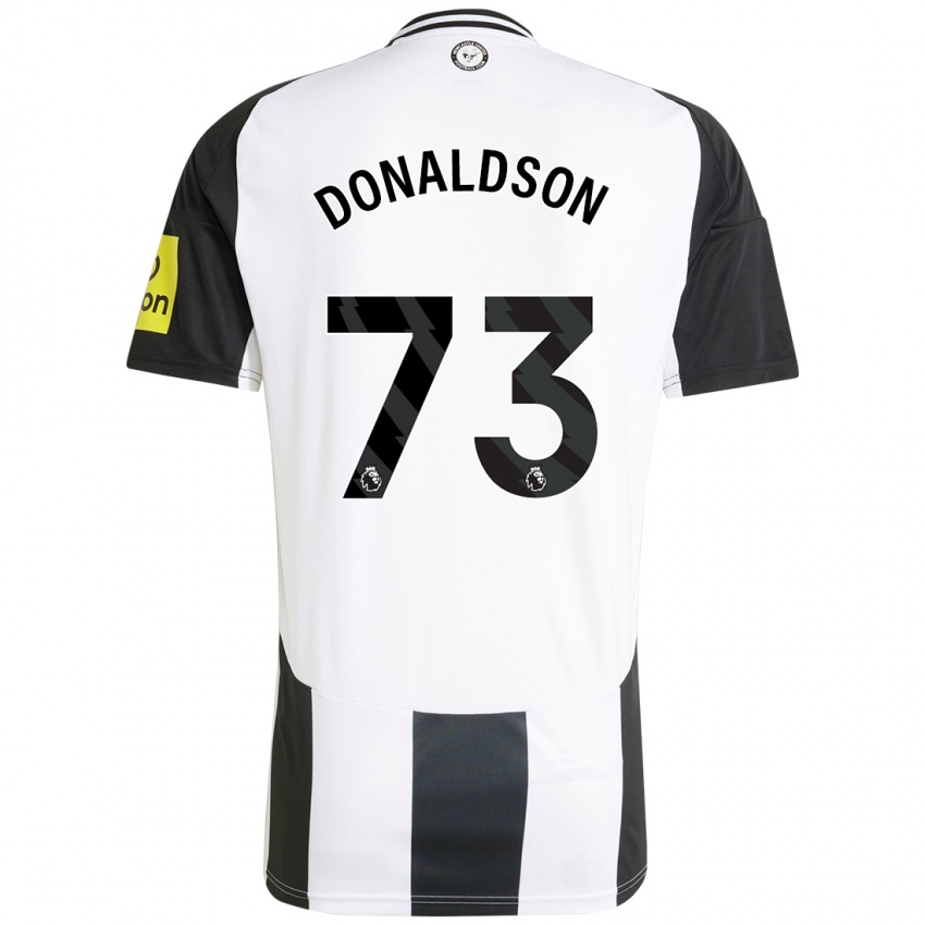 Hombre Camiseta Josh Donaldson #73 Blanco Negro 1ª Equipación 2024/25 La Camisa Chile