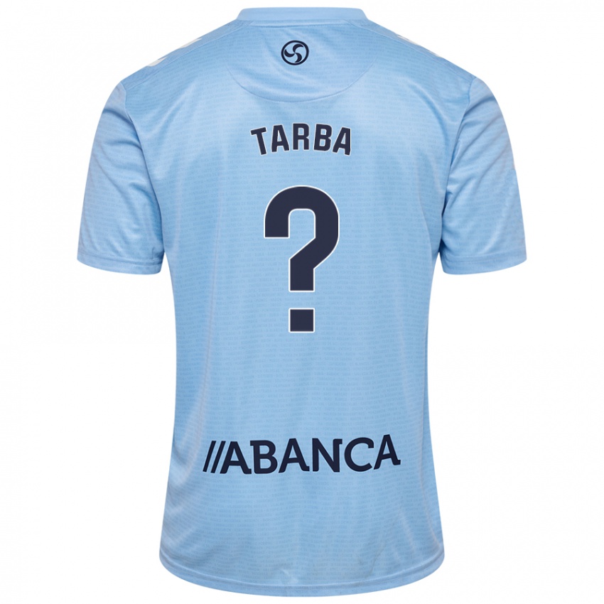 Hombre Camiseta Ianis Tarba #0 Azul Cielo 1ª Equipación 2024/25 La Camisa Chile