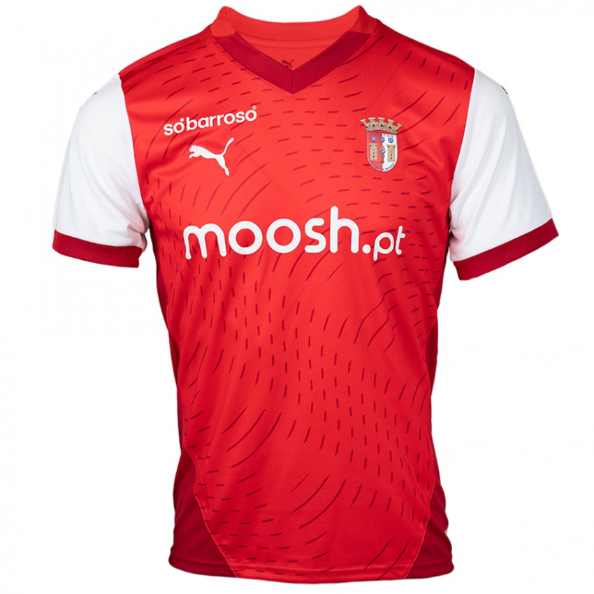 Hombre Camiseta Adrián Marín #19 Rojo Blanco 1ª Equipación 2024/25 La Camisa Chile